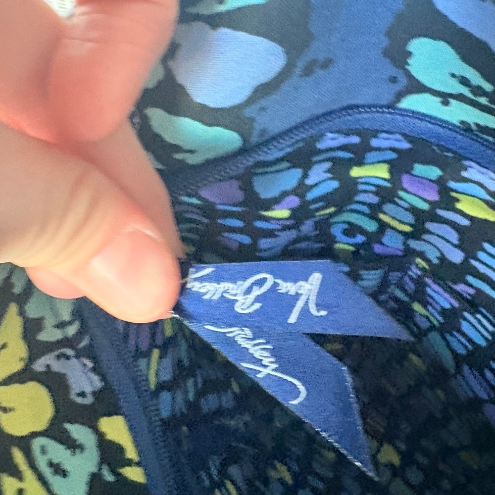 Vera Bradley Blue Floral Shoulder Bag - Picture 6 of 8